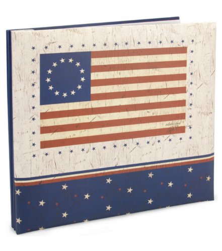 MBI 12 x 12 Zoll American Flagge Post Bound Album, Mehrfarbig von MBI