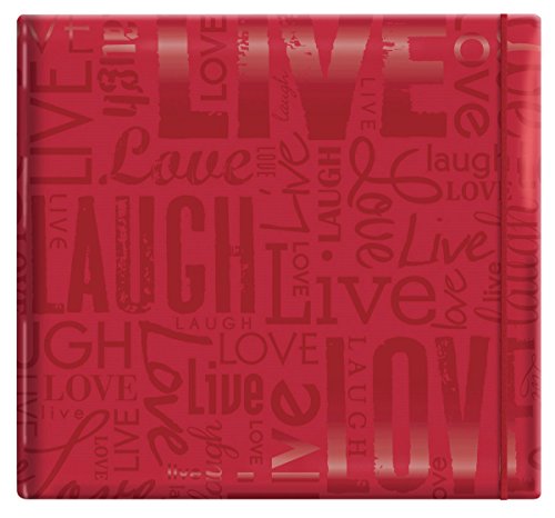 MBI 30,5 x 30,5 cm glänzendes Sammelalbum "Live, Love and Laugh", Rot MBI 30,5 x 30,5 cm glänzendes Sammelalbum "Live, Love and Laugh", Rot von MBI