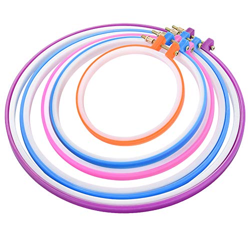 10/20 Stück 9,1 cm Kreuzstich-Ring, Kunststoff Stitch Hoop Ring Rahmen 10 Stück von MBLUE