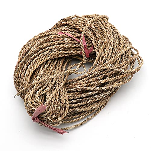 50 Meter Wasserhyazinthe Stroh Seil Handgemachtes Weben Gras Material Rattan Zöpfe Stricken Reparatur Handwerk Stuhl Korb Dekor von MBLUE