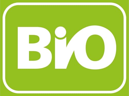 Aufkleber Hinweis „BIO“ grün biologisch Öko Kennzeichnung für Bauern Landwirte Winzer & Industrie Folie selbstklebend | Größe wählbar Made in Germany, Größen Name: 10x7,5 cm von MBS SIGNS