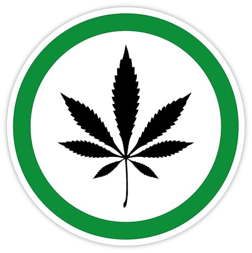 Aufkleber Hinweis „Cannabis/Hanf erlaubt“ Sticker Folie selbstklebend, grün/sw | Ø5-30cm Made in Germany, Größen Name: Ø30 cm Aufkleber Hinweis „Cannabis/Hanf erlaubt“ Sticker Folie selbstklebend, grün/sw | Ø5-30cm Made in Germany, Größen Name: Ø30 cm von MBS-SIGNS