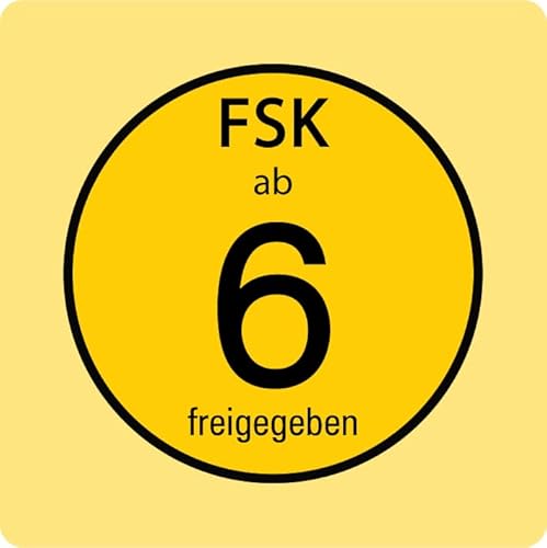 Aufkleber Hinweis Alterseinstufung „FSK ab 6“ Symbol Schild Folie selbstklebend gelb | 5-40cm Made in Germany, Größen Name: 5x5cm Aufkleber Hinweis Alterseinstufung „FSK ab 6“ Symbol Schild Folie selbstklebend gelb | 5-40cm Made in Germany, Größen Name: 5x5cm von MBS-SIGNS