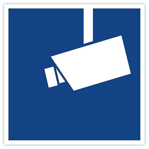 Aufkleber Infozeichen „Videoüberwachung“ Hinweis DS-GVO ISO 7010 Blau | 5-30 cm Made in Germany, Größen Name: 30x30 cm Aufkleber Infozeichen „Videoüberwachung“ Hinweis DS-GVO ISO 7010 Blau | 5-30 cm Made in Germany, Größen Name: 30x30 cm von MBS-SIGNS