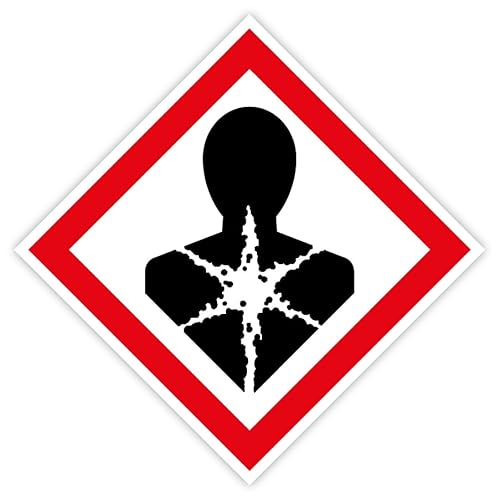 Aufkleber Warnzeichen GHS 08 „Gesundheitsgefahr/Gesundheitsgefährdung“ Gefahrensymbol Folie selbstklebend, quadratisch | 5-20cm Made in Germany, Größen Name: 20x20cm Aufkleber Warnzeichen GHS 08 „Gesundheitsgefahr/Gesundheitsgefährdung“ Gefahrensymbol Folie selbstklebend, quadratisch | 5-20cm Made in Germany, Größen Name: 20x20cm von MBS-SIGNS