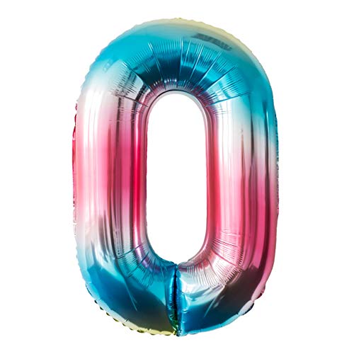 MBW Folienballon 0 Regenbogen Zahlenballon Heliumballon Riesenzahl Luftballon Party Kinder-Geburtstag MBW Folienballon 0 Regenbogen Zahlenballon Heliumballon Riesenzahl Luftballon Party Kinder-Geburtstag von MBW
