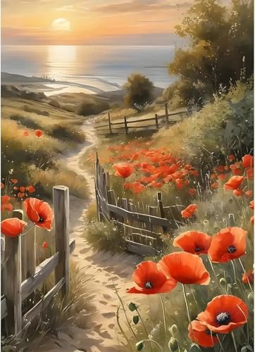 MBYAUYN Malen Nach Zahlen Erwachsene, Malen Nach Zahlen Blumen, Paint By Numbers Adult Leinwand mit 3 Pinseln und Acrylfarbe 40 X 50 cm für Home Décor Geschenk mit Geschenkbox MBYAUYN Malen Nach Zahlen Erwachsene, Malen Nach Zahlen Blumen, Paint By Numbers Adult Leinwand mit 3 Pinseln und Acrylfarbe 40 X 50 cm für Home Décor Geschenk mit Geschenkbox von MBYAUYN