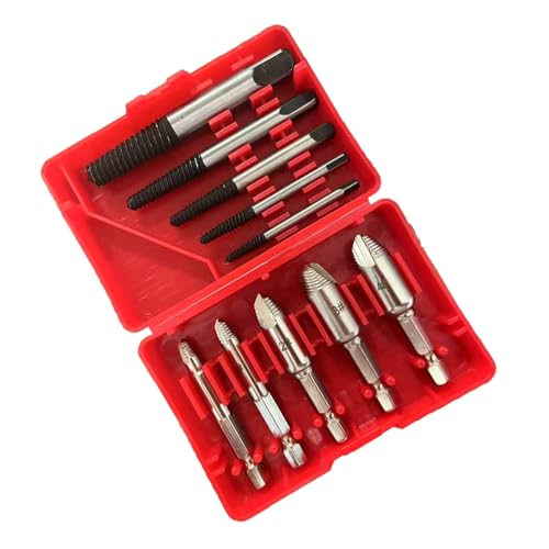 10pcs Break Beschädigter Schraubendreher Extraktorbohrbohrbit Set Kohlenstoffstahl Doppelseite Schrauberziehungsbohrmaschine Bit 10pcs Break Beschädigter Schraubendreher Extraktorbohrbohrbit Set Kohlenstoffstahl Doppelseite Schrauberziehungsbohrmaschine Bit von MCAOAL