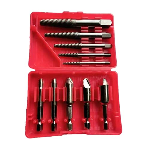 10pcs Break Beschädigter Schraubendreher Extraktorbohrbohrbit Set Kohlenstoffstahl Doppelseite Schrauberziehungsbohrmaschine Bit 10pcs Break Beschädigter Schraubendreher Extraktorbohrbohrbit Set Kohlenstoffstahl Doppelseite Schrauberziehungsbohrmaschine Bit von MCAOAL