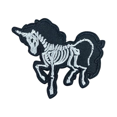 Animal Sew Auf/Bügeleisen Auf Flecken Pferdkopf Bestickte Flecken Ponys Nähflecken Applikationsflecken Für Die Beuteldekoration von MCAOAL