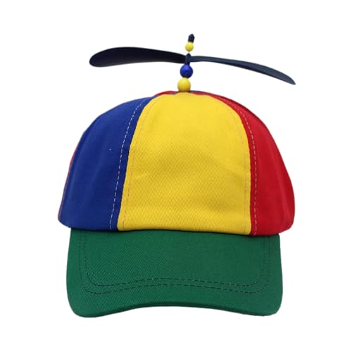 MCAOAL Rainbows Propeller Baseball Hat Unisex Fun Kinder Party Kopfbedeckung Für Geburtstagsfeiern Und Schulveranstaltung MCAOAL Rainbows Propeller Baseball Hat Unisex Fun Kinder Party Kopfbedeckung Für Geburtstagsfeiern Und Schulveranstaltung von MCAOAL