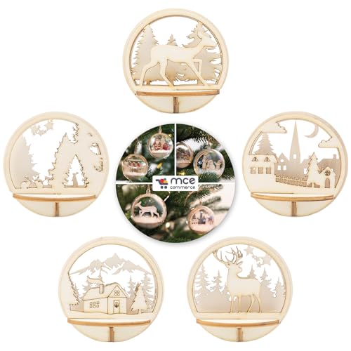 MCE-Commerce A550015 5 Motive Holz Steckteil Winterwald Acryl Kugel 8 cm, Natur, ø 7,4 cm MCE-Commerce A550015 5 Motive Holz Steckteil Winterwald Acryl Kugel 8 cm, Natur, ø 7,4 cm von MCE-Commerce