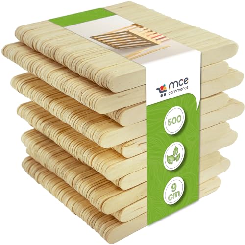 MCE-Commerce A0590015 Bastelhölzer zum Basteln aus unbehandeltem Birkenholz, 93x10x2mm, 500 Stück, natur MCE-Commerce A0590015 Bastelhölzer zum Basteln aus unbehandeltem Birkenholz, 93x10x2mm, 500 Stück, natur von MCE-Commerce