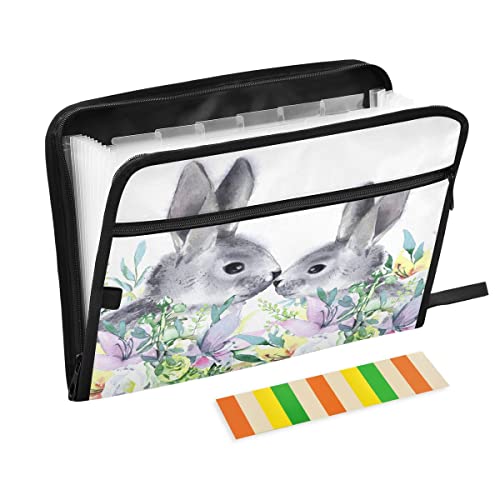 Aquarell Osterhasen Frühling 13 Taschen AkkordeonAktenordner erweiterbar Aktenordner mit Etiketten Brief A4 Größe tragbarer DokumentenOrganizer mit Reißverschluss und Fronttasche für Rechnungen und Aquarell Osterhasen Frühling 13 Taschen AkkordeonAktenordner erweiterbar Aktenordner mit Etiketten Brief A4 Größe tragbarer DokumentenOrganizer mit Reißverschluss und Fronttasche für Rechnungen und von MCHIVER