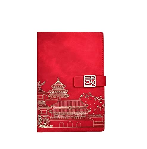 MCLIUJIA Notizbuch Tagebuch 2022 Notizbuch Im Chinesischen Stil, Geschenkbox, Zubehör, Schreibwaren, Büroplaner, Agenda, Retro-Notizblock Für Büro Schule(A) von MCLIUJIA