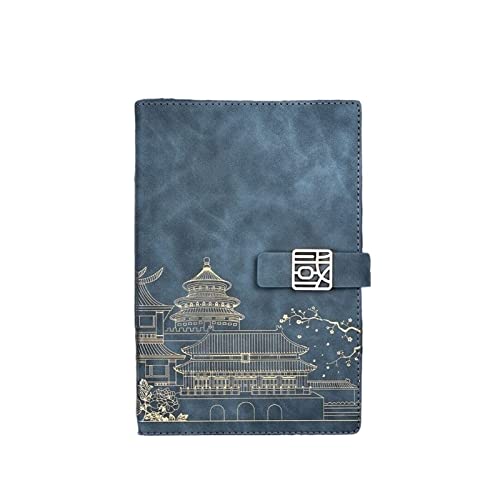 MCLIUJIA Notizbuch Tagebuch 2022 Notizbuch Im Chinesischen Stil, Geschenkbox, Zubehör, Schreibwaren, Büroplaner, Agenda, Retro-Notizblock Für Büro Schule(D) von MCLIUJIA