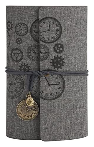 MCLIUJIA Notizbuch Tagebuch Vintage A6 Reisetagebuch Notizblock Journal Agenda Planer Notizbuch Briefpapier Geschenk Für Büro Schule(C) von MCLIUJIA