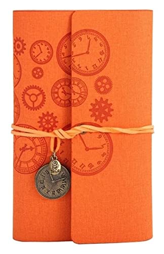 MCLIUJIA Notizbuch Tagebuch Vintage A6 Reisetagebuch Notizblock Journal Agenda Planer Notizbuch Briefpapier Geschenk Für Büro Schule(G) von MCLIUJIA