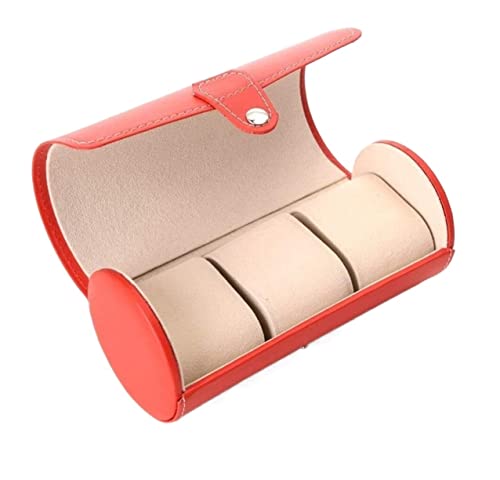 MCLIUJIA Uhren Accessoires Uhrenbox Aufbewahrung Für Uhren, PU-Leder, Reise, Tragbar, Uhrenzylinder, Rollenorganisator, Uhrengehäuse, Aufbewahrungstasche, Schmuckschatulle MCLIUJIA Uhren Accessoires Uhrenbox Aufbewahrung Für Uhren, PU-Leder, Reise, Tragbar, Uhrenzylinder, Rollenorganisator, Uhrengehäuse, Aufbewahrungstasche, Schmuckschatulle von MCLIUJIA