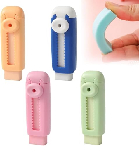 Ausziehbarer Radiergummi, niedlicher Push-Pull-Radiergummi mit Kunststoffetui, Schulanfangszubehör, Partygeschenk für Kinder, geeignet zum Zeichnen, für Schüler und Lehrer Ausziehbarer Radiergummi, niedlicher Push-Pull-Radiergummi mit Kunststoffetui, Schulanfangszubehör, Partygeschenk für Kinder, geeignet zum Zeichnen, für Schüler und Lehrer von MCNZNJONV