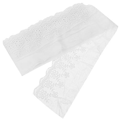 Spitzenbesatzband, zartes Blumenkronenband, Baumwollstickspitze, geeignet für Hochzeitskleider, DIY-Bastelzubehör und Scrapbooking Spitzenbesatzband, zartes Blumenkronenband, Baumwollstickspitze, geeignet für Hochzeitskleider, DIY-Bastelzubehör und Scrapbooking von MCNZNJONV