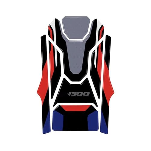 MCQNDS Motorrad-Tankaufkleber Motorrad 3D Epoxidharz Aufkleber Tank Pad Schutz Kit Für R 1300 GS R1300GS 2023 2024(Style 6) von MCQNDS