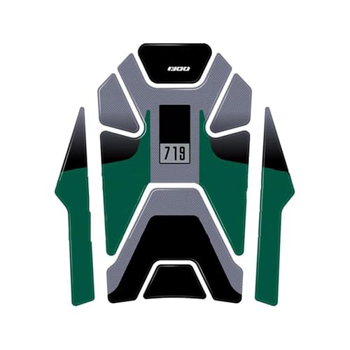 MCQNDS Motorrad-Tankaufkleber Motorrad 3D Epoxidharz Aufkleber Tank Pad Schutz Kit Für R 1300 GS R1300GS 2023 2024(Style 7) von MCQNDS