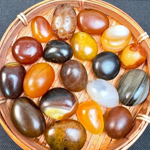 MCRADY 12x Glückssteine im Organzabeutel, 2-3cm, Mitgebselstein, Mitbringsel, Give Away, Glücksbringer, Kindergeburtstag, Gastgeschenk, Kindergarten, Taufe, Kommunion, Einschulung MCRADY 12x Glückssteine im Organzabeutel, 2-3cm, Mitgebselstein, Mitbringsel, Give Away, Glücksbringer, Kindergeburtstag, Gastgeschenk, Kindergarten, Taufe, Kommunion, Einschulung von MCRADY