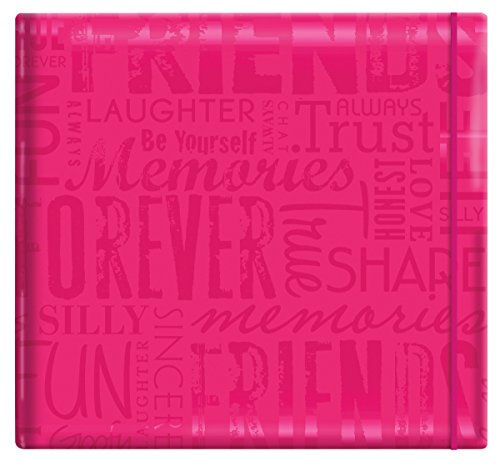 MBI 30,5 x 30,5 cm glänzendes Album "Friends", Pink (848120) von MCS