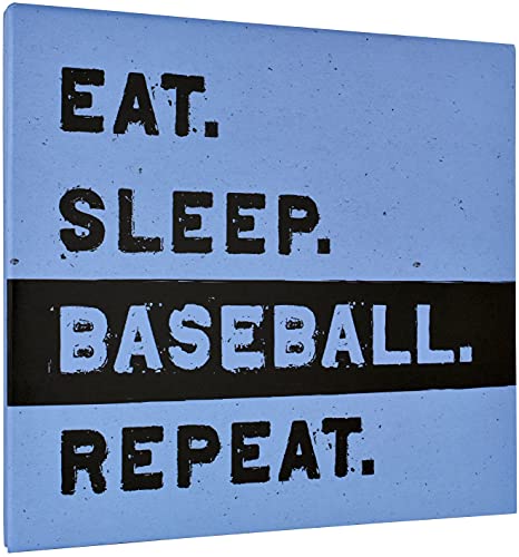MCS 13.5x12.5 Inch Baseball Sports Scrapbook Album with 12x12 Inch Pages, Blue MBI Baseballalbum, 34,8 x 32,3 cm, mit 30,5 x 30,5 cm, Blau von MCS
