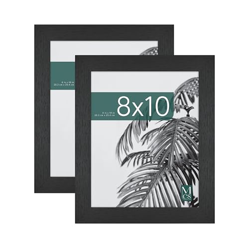 MCS Studio Gallery Bilderrahmen, 20,3 x 25,4 cm, Schwarze Holzmaserung, bruchfestes Glas, vertikale und horizontale Wandbehang, Staffelei für Tapletop-Display, rechteckiger Bilderrahmen für Fotos, MCS Studio Gallery Bilderrahmen, 20,3 x 25,4 cm, Schwarze Holzmaserung, bruchfestes Glas, vertikale und horizontale Wandbehang, Staffelei für Tapletop-Display, rechteckiger Bilderrahmen für Fotos, von MCS