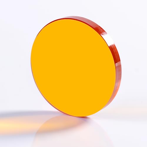 MCWlaser 12mm PVD ZnSe CO2 Laser Fokuslinse Lens für CO2 10600nm 10,6um Lasergravierer/Fräser Durchmesser: 12mm FL: 1 Zoll oder 25,4mm von MCWlaser