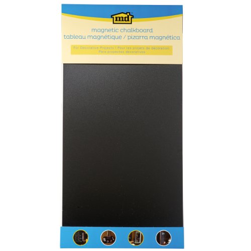 m-d Hobby & Craft Metall Magnetische Tafelfolie Wandtafel Kreidetafel 12 Zoll x 24, schwarz von MD Building Products