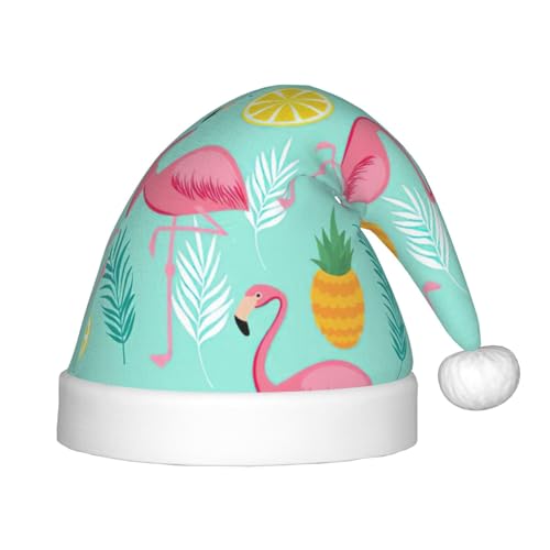 MDATT Flamingo-Weihnachtsmütze, Weihnachtsmannmütze, Unisex, Weihnachtsmütze für Neujahr, festliche Feiertagsparty MDATT Flamingo-Weihnachtsmütze, Weihnachtsmannmütze, Unisex, Weihnachtsmütze für Neujahr, festliche Feiertagsparty von MDATT
