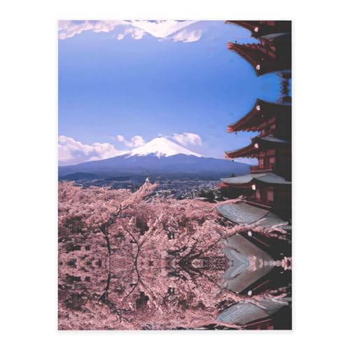 Mount Fuji Japan-Druck, niedliche Kristall-Aufkleber, Harz-Aufkleber für Wasserflasche, Sammelalbum, Laptop, Handyhülle, Geschenk für Erwachsene von MDATT