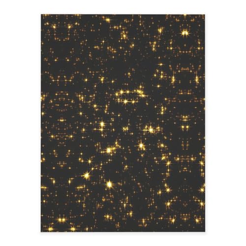 Niedliche Kristall-Aufkleber, Kunstharz-Aufkleber für Wasserflasche, Sammelalbum, Laptop, Handyhülle, Geschenk für Erwachsene, goldfarben und schwarz von MDATT