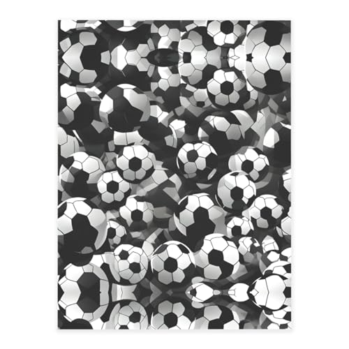 Schwarz-Weiß-Fußball-Muster, niedliche Kristall-Aufkleber, Harz-Aufkleber für Wasserflasche, Sammelalbum, Laptop, Handyhülle, Geschenk für Erwachsene Schwarz-Weiß-Fußball-Muster, niedliche Kristall-Aufkleber, Harz-Aufkleber für Wasserflasche, Sammelalbum, Laptop, Handyhülle, Geschenk für Erwachsene von MDATT