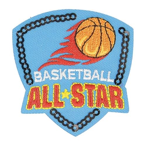 MDC Aufnäher zum Aufbügeln, Wappen Sport Basketball, 5,5 cm x 5 cm MDC Aufnäher zum Aufbügeln, Wappen Sport Basketball, 5,5 cm x 5 cm von MDC