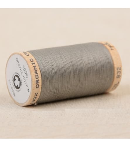 MDC Garnspule, 100 % Bio-Baumwolle, 275 m, Aschgrau von MDC