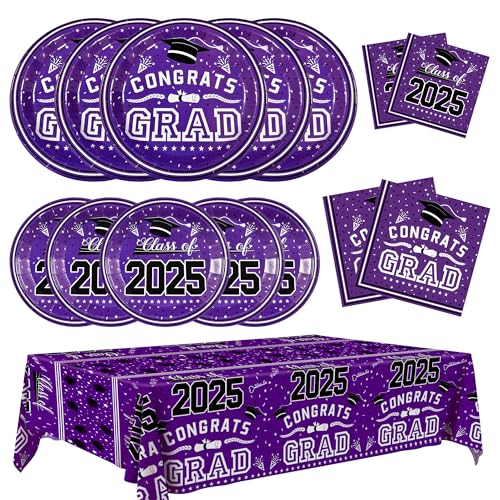Graduation Decorations Class of 2025 (Lila) von MDDRUIQI