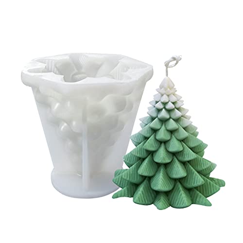 Luoye Weihnachtsbaum-Form, Epoxidharz, handgefertigt, für Dekoration, Seife, Schmelzwachs von MDHQ
