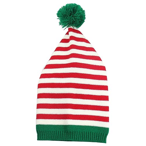 MDHQ Nikolausmütze, Weihnachtsmütze, Uni, gestrickte Häkelmütze, Nikolausmütze für Damen, Herren, Erwachsene, Partyzubehör, tägliches Tragen MDHQ Nikolausmütze, Weihnachtsmütze, Uni, gestrickte Häkelmütze, Nikolausmütze für Damen, Herren, Erwachsene, Partyzubehör, tägliches Tragen von MDHQ
