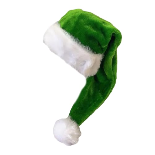MDHQ Party-Kopfschmuck, Weihnachtsmannmütze, dicker Plüsch und weiße pelzige Krempe für Weihnachtsfeiern, Verkleidungen, Cosplay, mehrfarbig MDHQ Party-Kopfschmuck, Weihnachtsmannmütze, dicker Plüsch und weiße pelzige Krempe für Weihnachtsfeiern, Verkleidungen, Cosplay, mehrfarbig von MDHQ