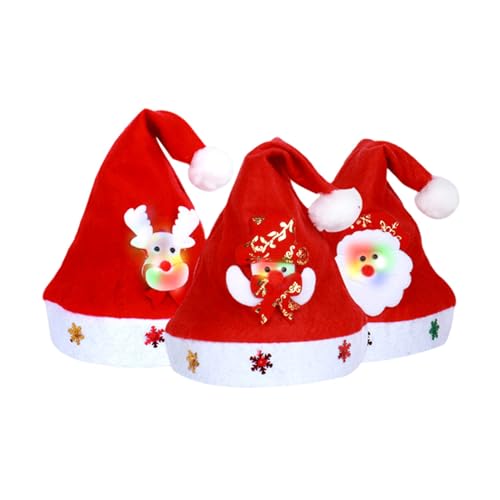 MDHQ Partyhut, Weihnachtsmütze für Feiertage, Veranstaltung, Weihnachtsmann-Hut für Erwachsene und Kinder, Party-Requisiten, Festival-Dekorationen MDHQ Partyhut, Weihnachtsmütze für Feiertage, Veranstaltung, Weihnachtsmann-Hut für Erwachsene und Kinder, Party-Requisiten, Festival-Dekorationen von MDHQ