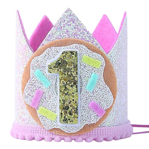 MDHQ Personalisierbarer Hut für den ersten Geburtstag, farbenfroher Baby-Erstgeburtstagshut für Foto und Familientreffen MDHQ Personalisierbarer Hut für den ersten Geburtstag, farbenfroher Baby-Erstgeburtstagshut für Foto und Familientreffen von MDHQ