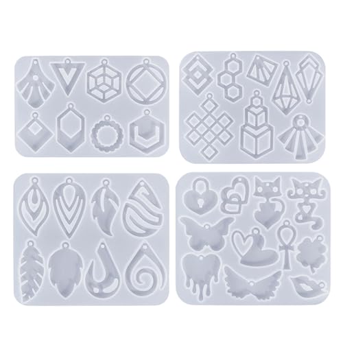 Silikon-Ohrringform, Epoxidharz-Formen, Schmuckherstellung, Gießwerkzeug, Handwerk, Charm, Schlüsselanhänger, Anhänger, handgefertigte Bastelform Silikon-Ohrringform, Epoxidharz-Formen, Schmuckherstellung, Gießwerkzeug, Handwerk, Charm, Schlüsselanhänger, Anhänger, handgefertigte Bastelform von MDHQ