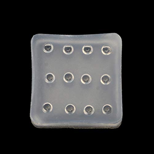 Silikon-Perlenformen, rund, Harz, Epoxidharz, für Schmuckbastelprojekte, 4 mm Perlen von MDHQ