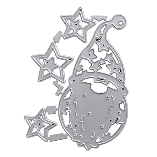 Stanzform für Papierkarten und Bastelarbeiten, Motiv: Weihnachtsmann, Motiv: Weihnachtsmann, Karbonstahl, transparent Stanzform für Papierkarten und Bastelarbeiten, Motiv: Weihnachtsmann, Motiv: Weihnachtsmann, Karbonstahl, transparent von MDHQ