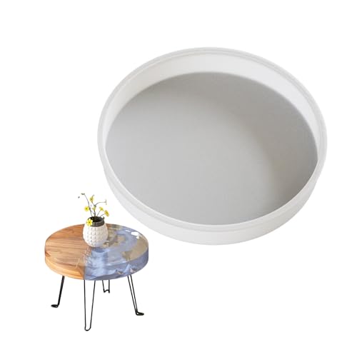 Weiche, stabile Silikonform für Epoxidharz-Tische, groß, rund, mit verschiedenen Designs Weiche, stabile Silikonform für Epoxidharz-Tische, groß, rund, mit verschiedenen Designs von MDHQ