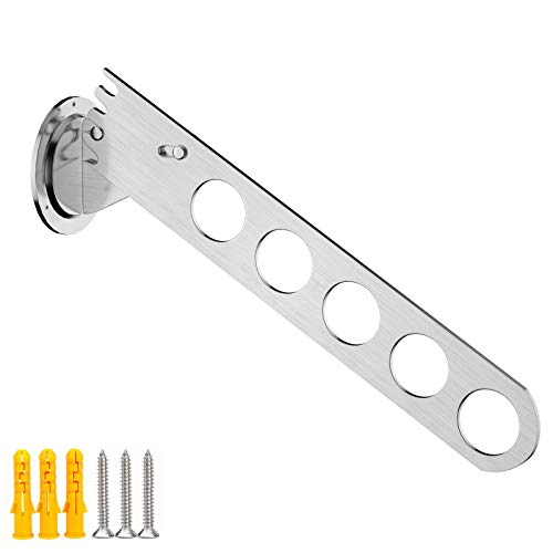 Kleiderhaken Wand Klappbar, Kleiderlüfter Edelstahl Klappbar, Metall Kleiderbügel Platzsparend Kleiderständer Garderobenhaken Faltbare Wandmontage Kleiderstange für Schlafzimmer Badezimmer Büro Balkon Kleiderhaken Wand Klappbar, Kleiderlüfter Edelstahl Klappbar, Metall Kleiderbügel Platzsparend Kleiderständer Garderobenhaken Faltbare Wandmontage Kleiderstange für Schlafzimmer Badezimmer Büro Balkon von MDJYMYZ
